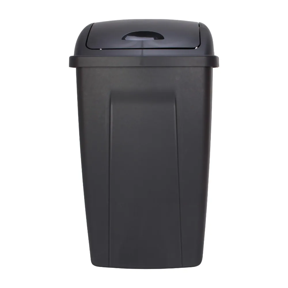Mainstays 13 gal Plastic Swing Top Lid Kitchen Garbage Trash Can, Black USA
Mainstays 13 gal Plastic Swing Top Lid Kitchen Garbage Trash Can, Black USA