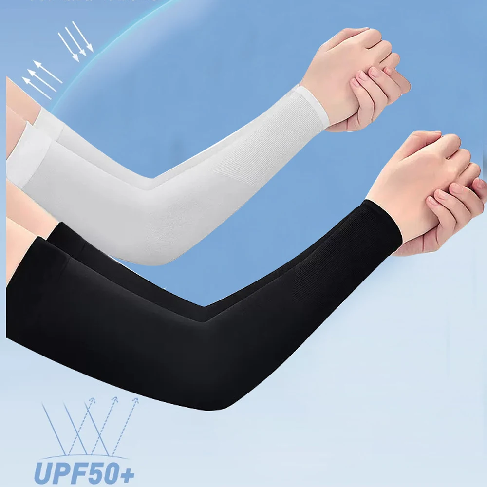 Cycling Arm Sleeves Ice Fabric Anti-UV Sunscreen Running Cycling Sleeve Outdoor Sport Cycling Arm Warmers Men Women
Cycling Arm Sleeves Ice Fabric Anti-UV Sunscreen Running Cycling Sleeve Outdoor Sport Cycling Arm Warmers Men Women