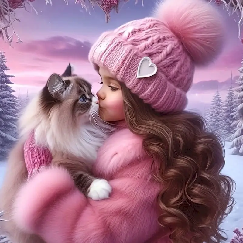 SDOYUNO DIY 5D Diamond Painting Cute Girl and Animal Full Round Mosaic Embroidery Picture Cross Stitch Kit Art Rhinestone Gift
SDOYUNO DIY 5D Diamond Painting Cute Girl and Animal Full Round Mosaic Embroidery Picture Cross Stitch Kit Art Rhinestone Gift