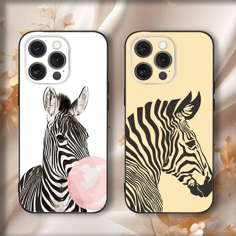 Cartoon Animal Zebra Phone Case For iPhone16,15,14,13,12,11,Pro,Max,Plus,X,XS,SE4,E,Mini,Soft Black Case
Cartoon Animal Zebra Phone Case For iPhone16,15,14,13,12,11,Pro,Max,Plus,X,XS,SE4,E,Mini,Soft Black Case
