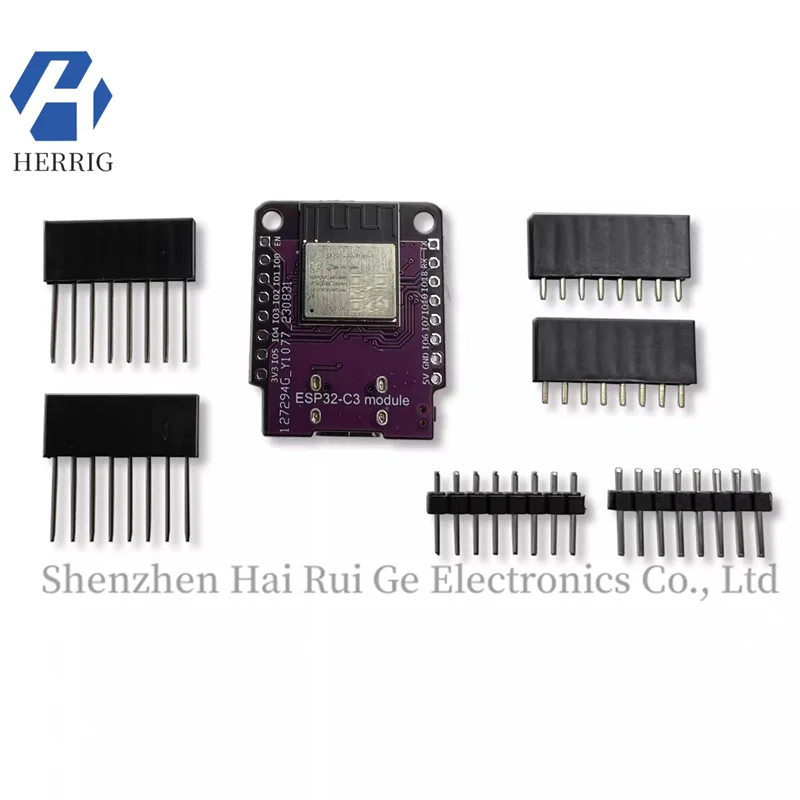 The MINI ESP32-C3 development board is equipped with ESP32-C3-MINI-1-N4 module Wifi Bluetooth BLE5.0
The MINI ESP32-C3 development board is equipped with ESP32-C3-MINI-1-N4 module Wifi Bluetooth BLE5.0