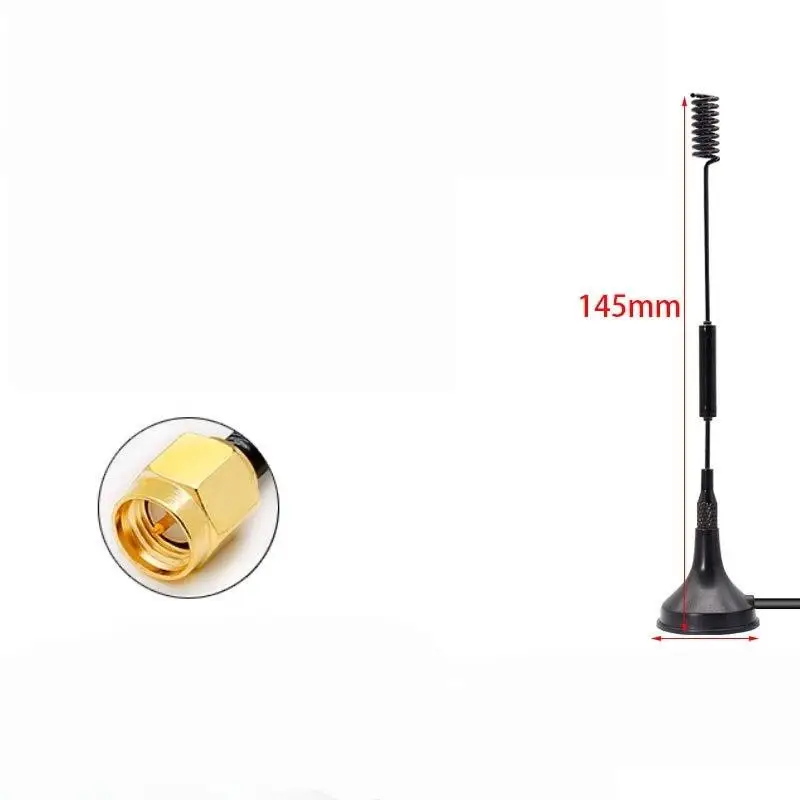 1Pcs Half-wave Dipole Antenna High-quality 12dbi 433Mhz Antenna SMA Male With Magnetic Base Car Accessories
1Pcs Half-wave Dipole Antenna High-quality 12dbi 433Mhz Antenna SMA Male With Magnetic Base Car Accessories