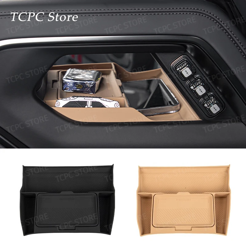 For BYD Formula Leopard 8 2024 2025 DENZA B8 Double-layer Silicone Storage Box Under Central Control Interior Accessories
For BYD Formula Leopard 8 2024 2025 DENZA B8 Double-layer Silicone Storage Box Under Central Control Interior Accessories