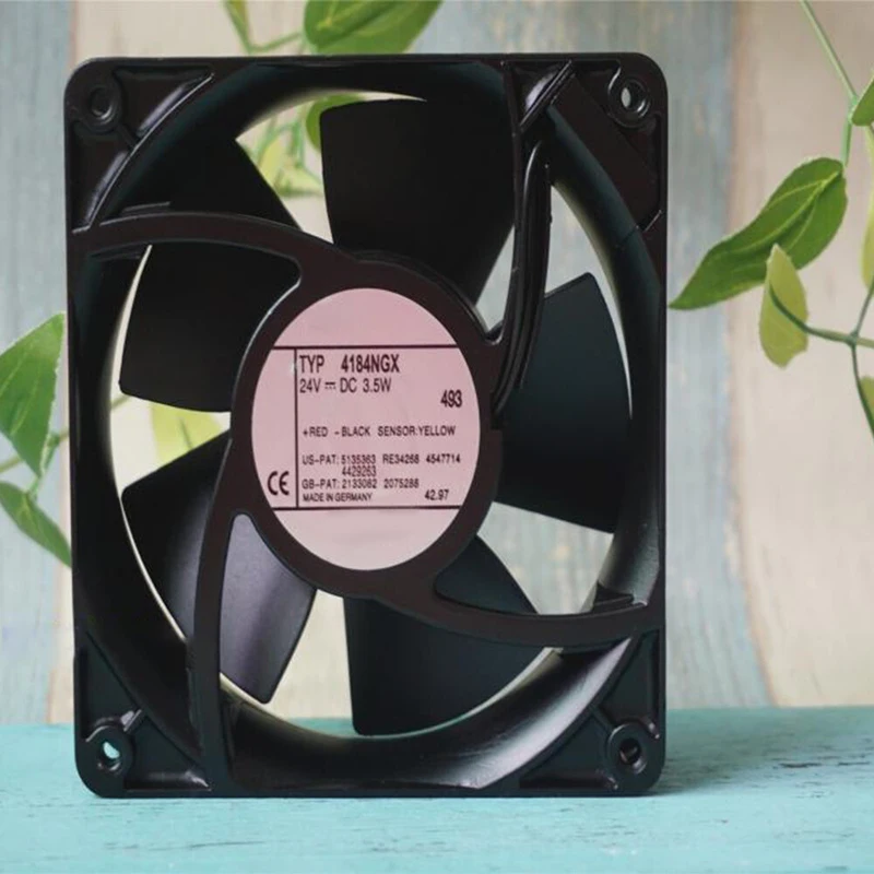 S+ 3.5W 24V 0.145A 120x120x38mm TYP 4184 NGX Cooling Fan
S+ 3.5W 24V 0.145A 120x120x38mm TYP 4184 NGX Cooling Fan