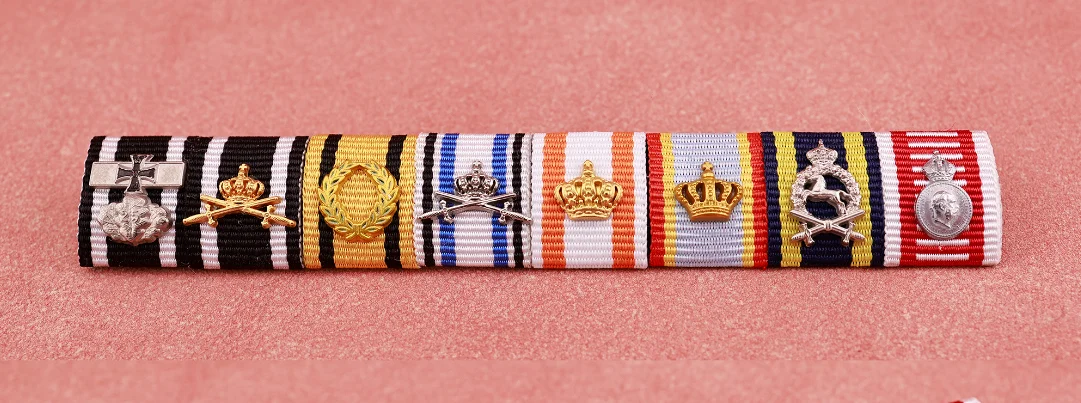 Customize German Ribbon Bar 8 unions Reproduction
Customize German Ribbon Bar 8 unions Reproduction