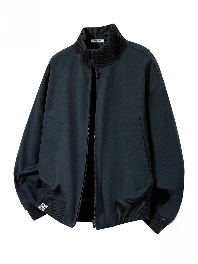 PaulFrank Loose Casual Stand Collar Baseball Jaet for Men Pure Color Street Sle Autumn Faion Outerwear Polyester Fiber
PaulFrank Loose Casual Stand Collar Baseball Jaet for Men Pure Color Street Sle Autumn Faion Outerwear Polyester Fiber