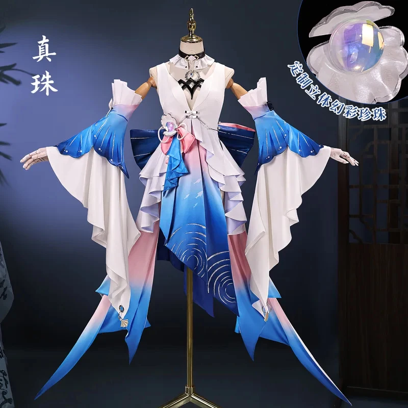 Pearl Cosplay Costume Honkai: Star Rail Jade Dress Wig Props Game Anime Full Set Outfit Halloween Comic Con Women Role Playing ,
Pearl Cosplay Costume Honkai: Star Rail Jade Dress Wig Props Game Anime Full Set Outfit Halloween Comic Con Women Role Playing ,
