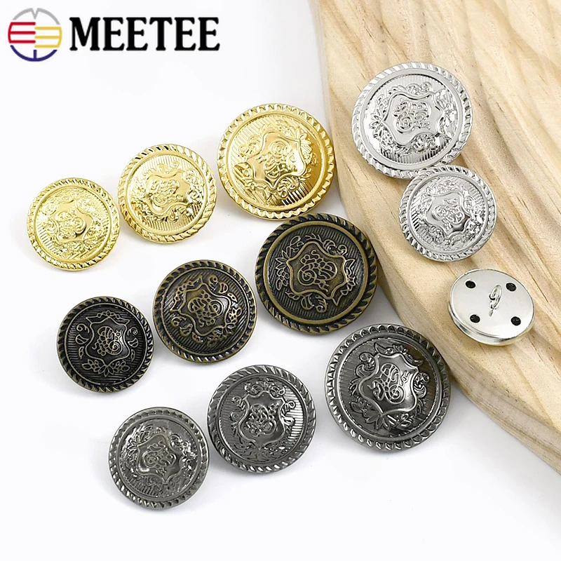 10Pcs Meetee 15-25mm Retro Brass Shank Buttons for Clothing Coat Shirt Decoration Sewing Button Crafts Materials Accessories
10Pcs Meetee 15-25mm Retro Brass Shank Buttons for Clothing Coat Shirt Decoration Sewing Button Crafts Materials Accessories