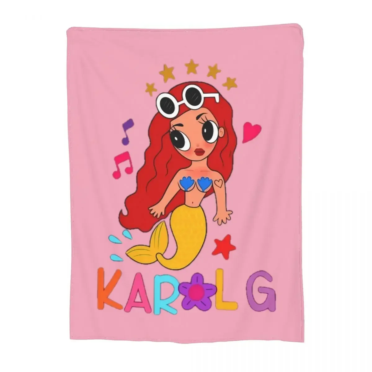 Karol G Mermaid Blanket Fleece Printed Bichota Season Cozy Lightweight Thin Throw Blankets for Bed Office Plush Thin Quilt
Karol G Mermaid Blanket Fleece Printed Bichota Season Cozy Lightweight Thin Throw Blankets for Bed Office Plush Thin Quilt