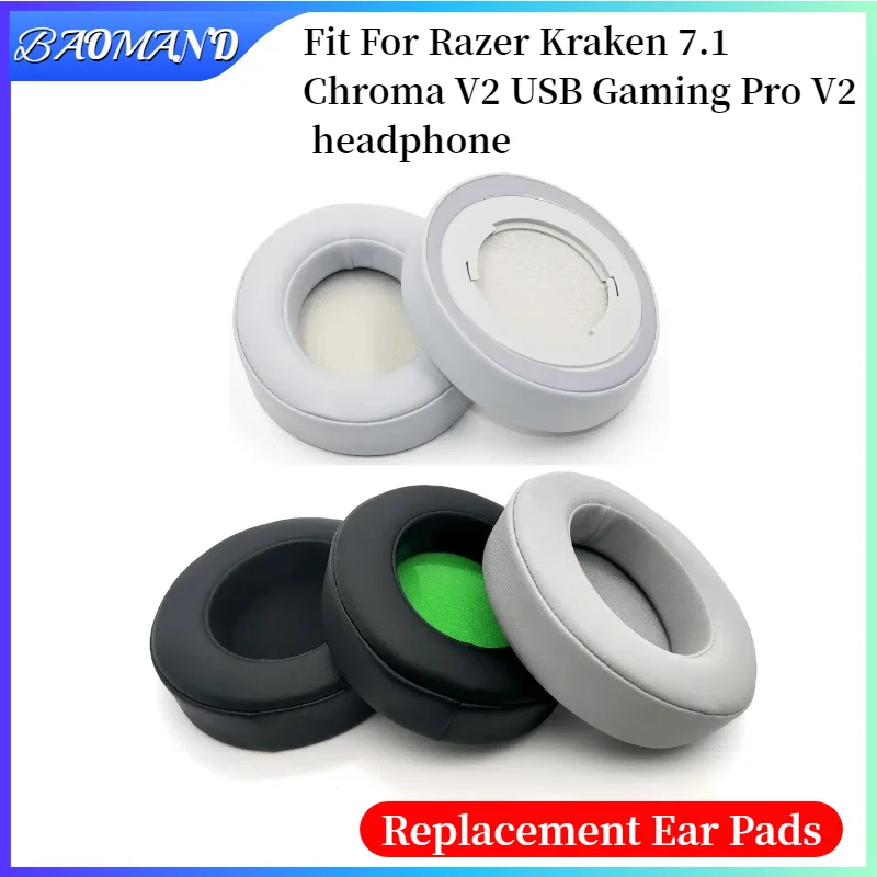Replacement Ear Pads Cushions for Razer Kraken 7.1 Chroma V2 USB Gaming Pro V2 Headphone Soft Memory Foam Pads Earpads
Replacement Ear Pads Cushions for Razer Kraken 7.1 Chroma V2 USB Gaming Pro V2 Headphone Soft Memory Foam Pads Earpads