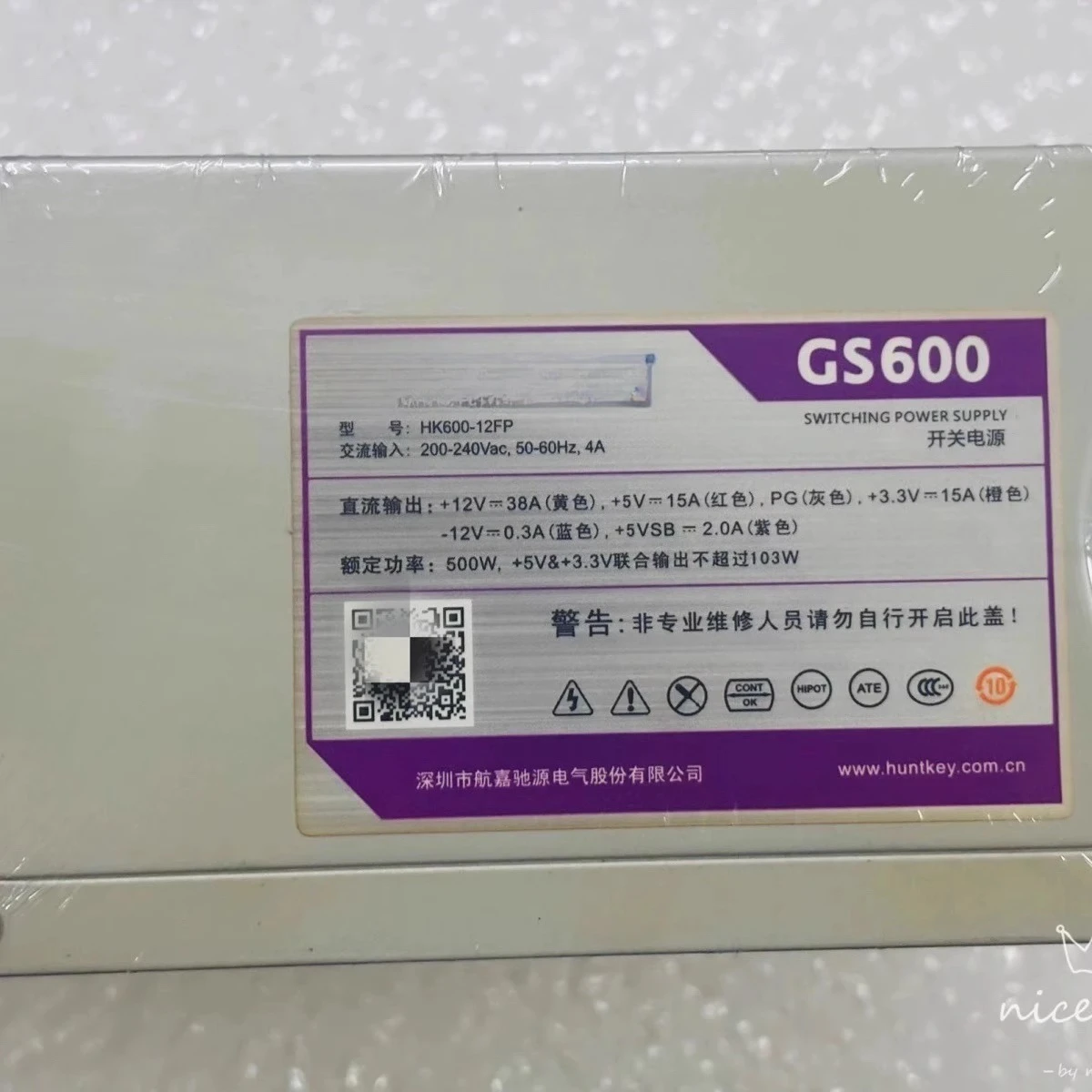Для настольного блока питания Hangjia HK600-12FP GS600 номиналом 500 Вт может приносить 590 3060 и другие видеокарты. 
Для настольного блока питания Hangjia HK600-12FP GS600 номиналом 500 Вт может приносить 590 3060 и другие видеокарты.