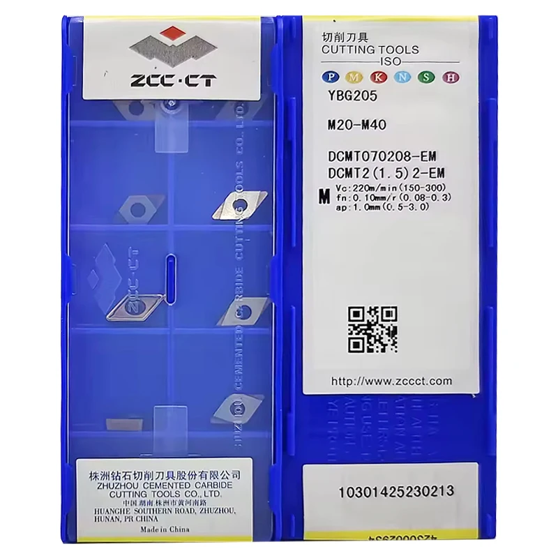 Оригинальный ZCCCT DCMT 070208 -EM YBG202 YBG205 YBM253 Мощный поставщик оптовой продажи твердосплавная вставка для токарных станков с ЧПУ
Оригинальный ZCCCT DCMT 070208 -EM YBG202 YBG205 YBM253 Мощный поставщик оптовой продажи твердосплавная вставка для токарных станков с ЧПУ