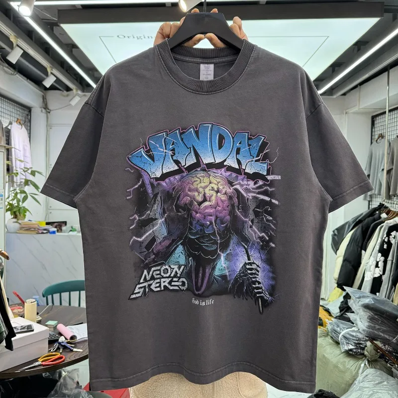 Футболка унисекс свободного кроя с принтом Vandal Hug Dark Brain, с круглым вырезом и короткими рукавами, для мужчин и женщин
Футболка унисекс свободного кроя с принтом Vandal Hug Dark Brain, с круглым вырезом и короткими рукавами, для мужчин и женщин