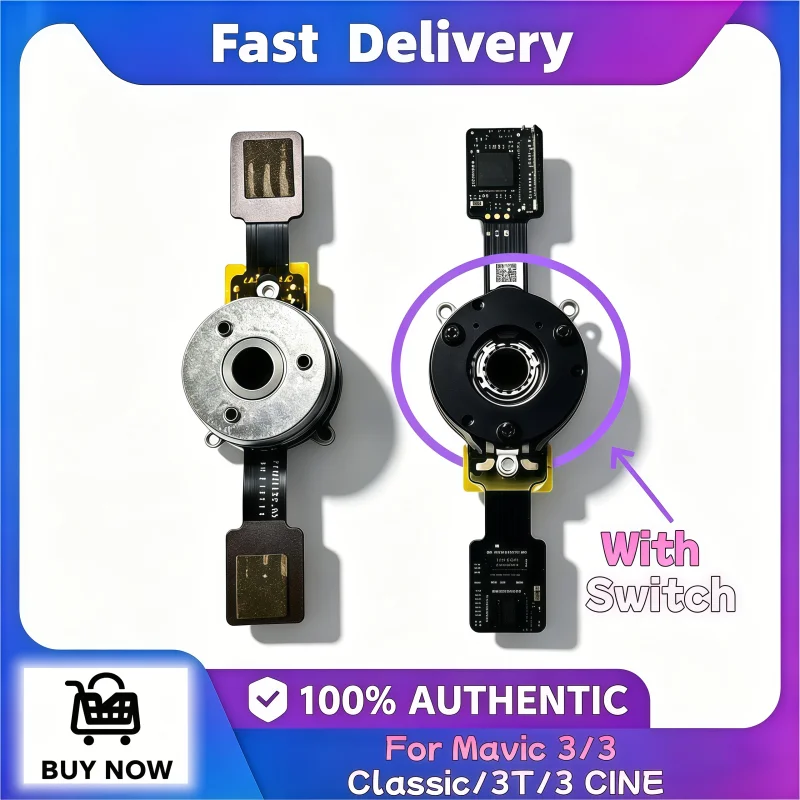 For Mavic 3 R-Axis Yaw Motor with Switch Gimbal Camera Replacement Repair Parts for DJI Mavic 3/3 Classic/3T/3 Cine Drone
For Mavic 3 R-Axis Yaw Motor with Switch Gimbal Camera Replacement Repair Parts for DJI Mavic 3/3 Classic/3T/3 Cine Drone
