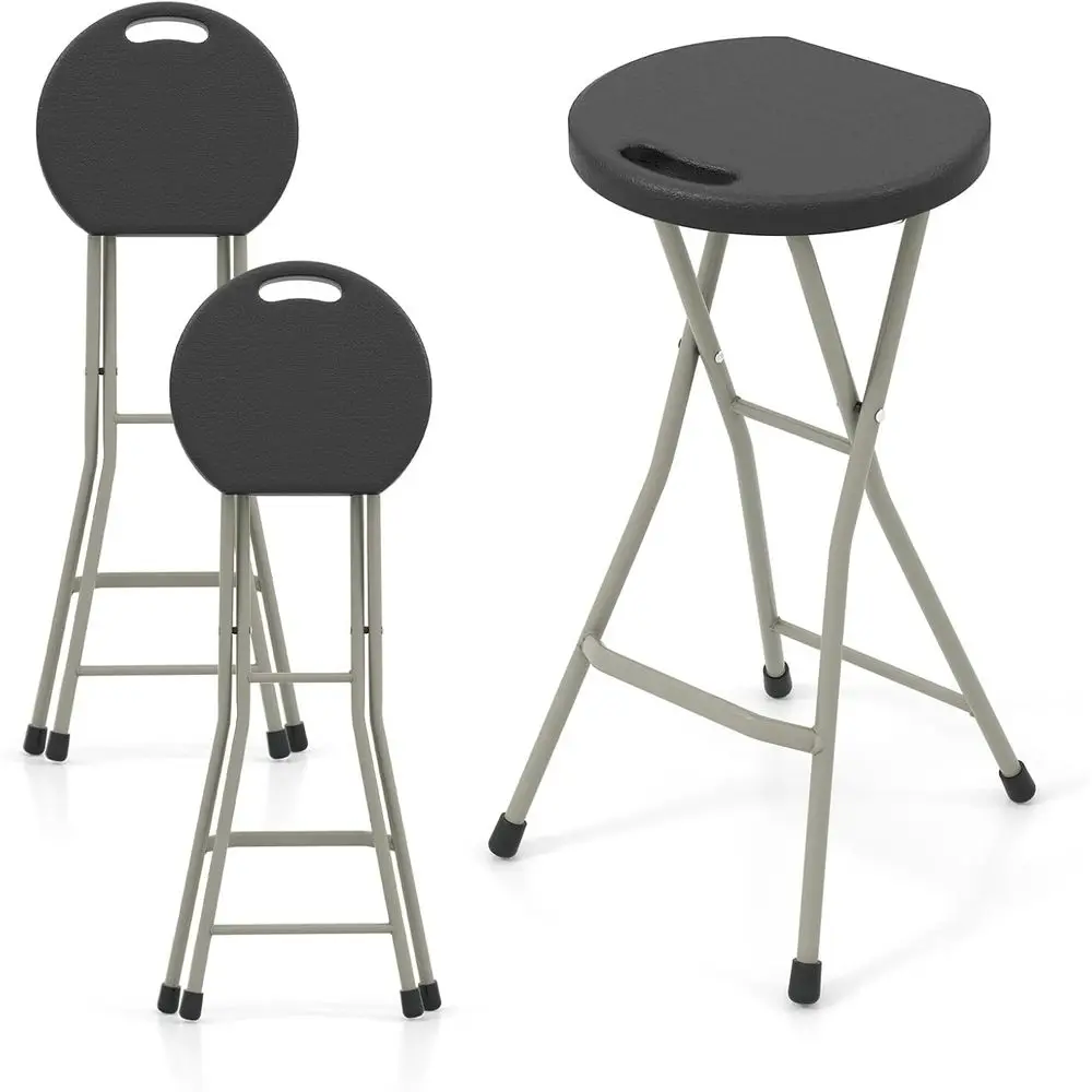 Collapsible 28 Bar Stool with Handle, Anti-Slip Pads, Steel Frame, Ideal for Indoor, Outdoor, Garden, Camping, and Fishing, Blac
Collapsible 28 Bar Stool with Handle, Anti-Slip Pads, Steel Frame, Ideal for Indoor, Outdoor, Garden, Camping, and Fishing, Blac