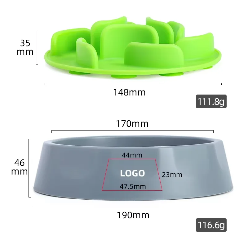 Silicone Slow Feeder Dog Bowl with 12 Octopus Suckers Automatic Routine Use Food for Cats and Dogs
Silicone Slow Feeder Dog Bowl with 12 Octopus Suckers Automatic Routine Use Food for Cats and Dogs