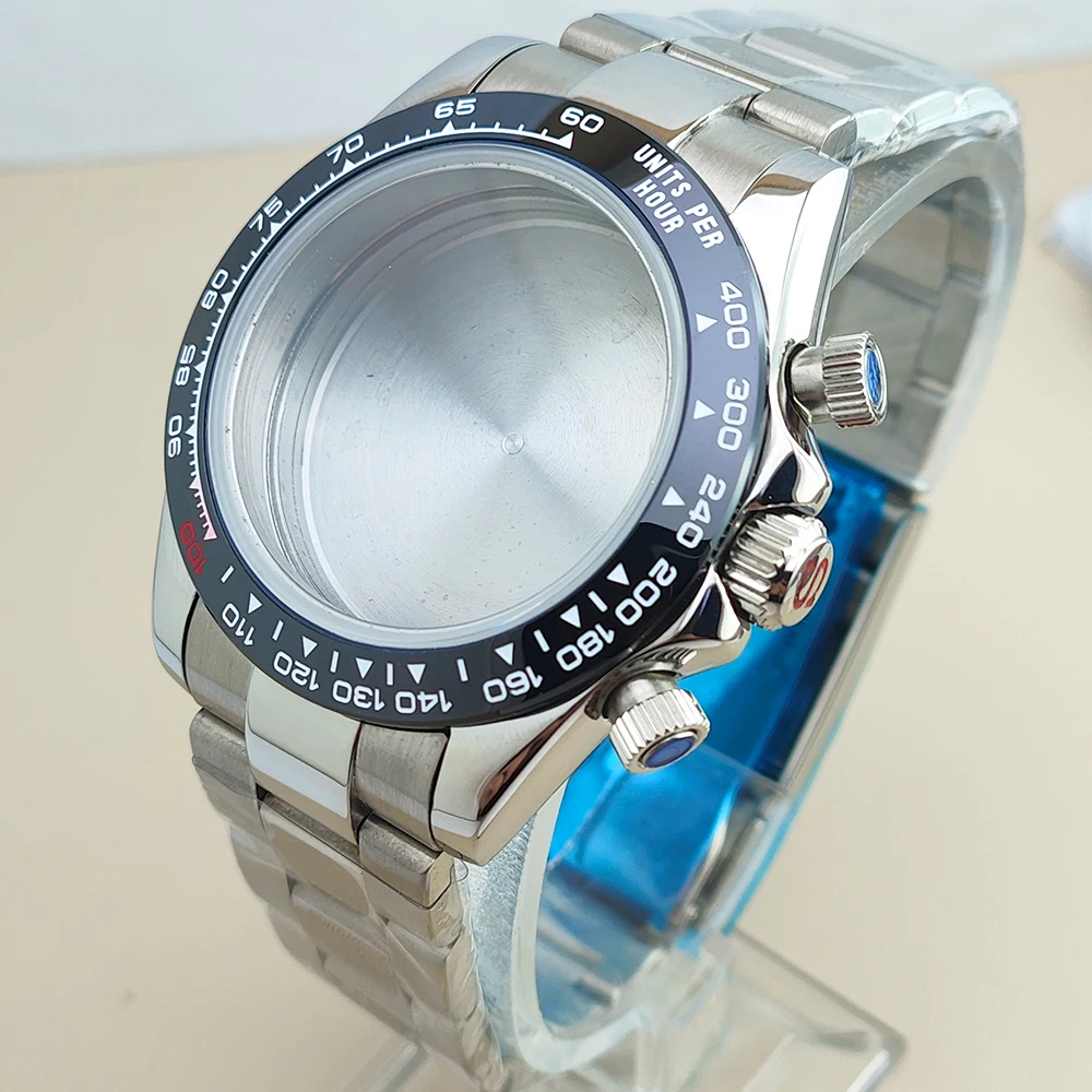 VK63 Case 39.5mm Case Stainless Steel Sapphire Glass Case Quartz Chronograph Case Suitable For VK63 Movement Watch accessories
VK63 Case 39.5mm Case Stainless Steel Sapphire Glass Case Quartz Chronograph Case Suitable For VK63 Movement Watch accessories