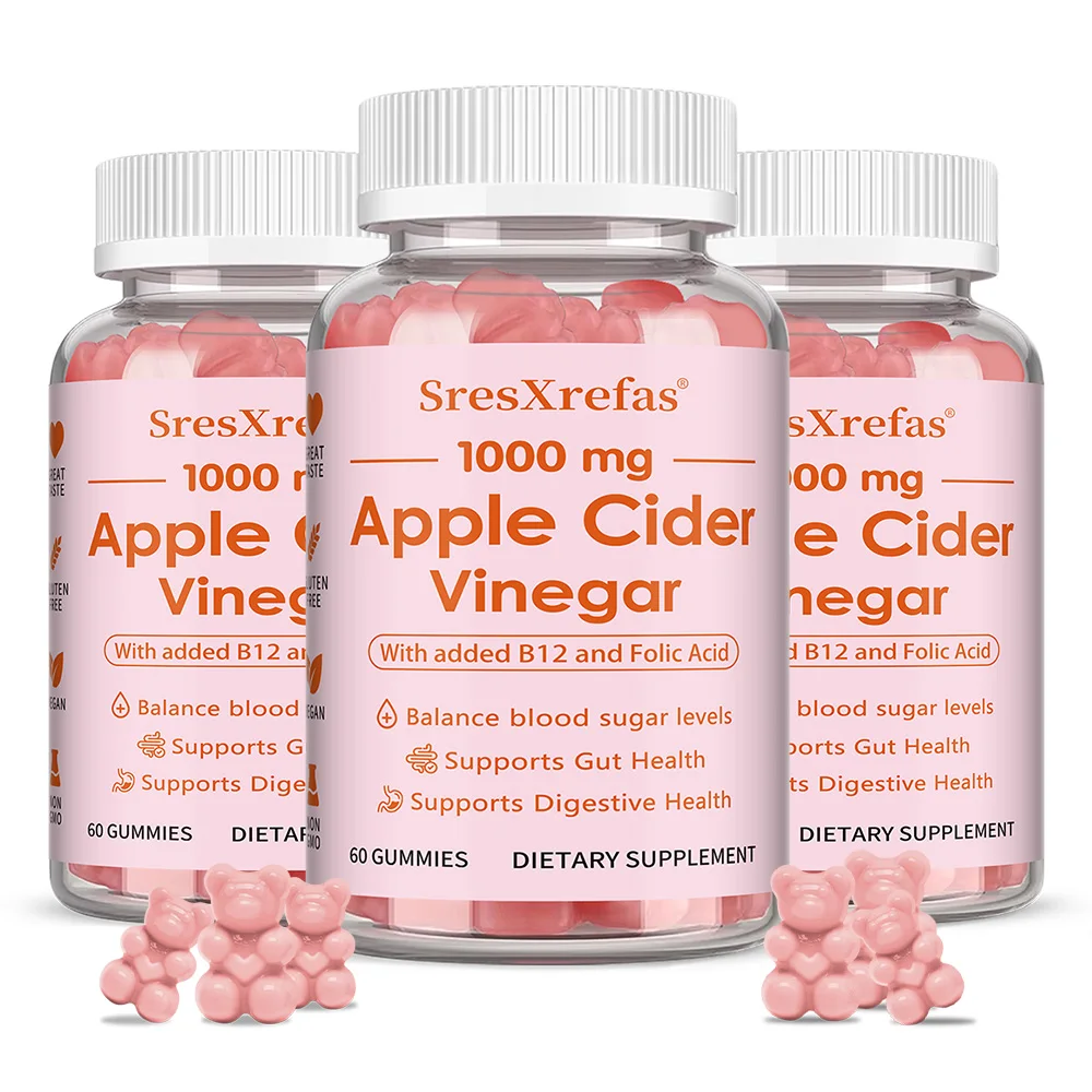 Apple Cider Vinegar Gummies with Vitamins & Beetroot, Supports Digestive Wellness, Metabolism & Immune Health, Non-GMO
Apple Cider Vinegar Gummies with Vitamins & Beetroot, Supports Digestive Wellness, Metabolism & Immune Health, Non-GMO