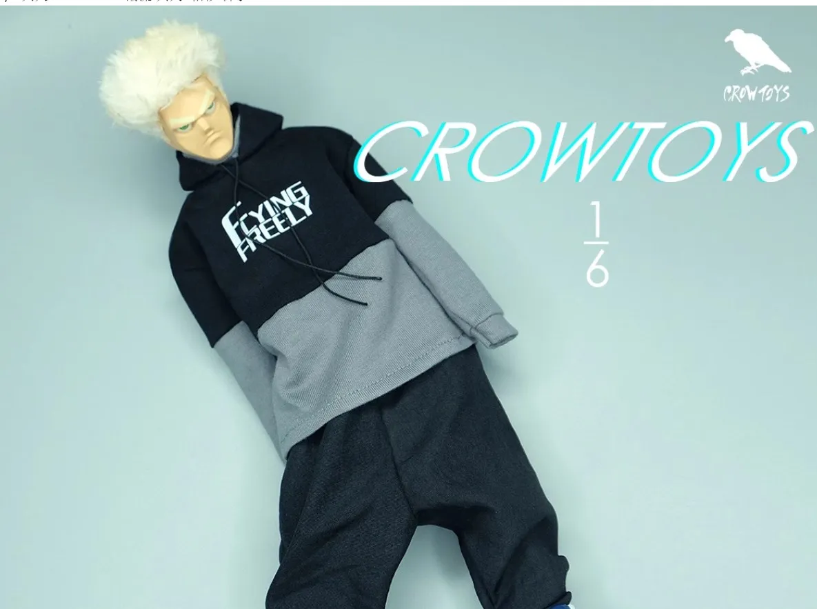 CROW DH TOYS 1/6 Soldier Accessories Trendy Clothing Hoodie Top Model Fit 12'' Action Figure Body In Stock
CROW DH TOYS 1/6 Soldier Accessories Trendy Clothing Hoodie Top Model Fit 12'' Action Figure Body In Stock