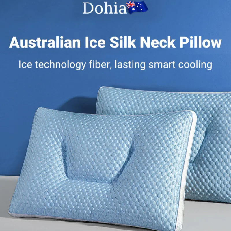 Cool feeling ice silk neck pillow core pillow support cervical vertebra help sleep adult feather velvet filled breathable pillow
Cool feeling ice silk neck pillow core pillow support cervical vertebra help sleep adult feather velvet filled breathable pillow