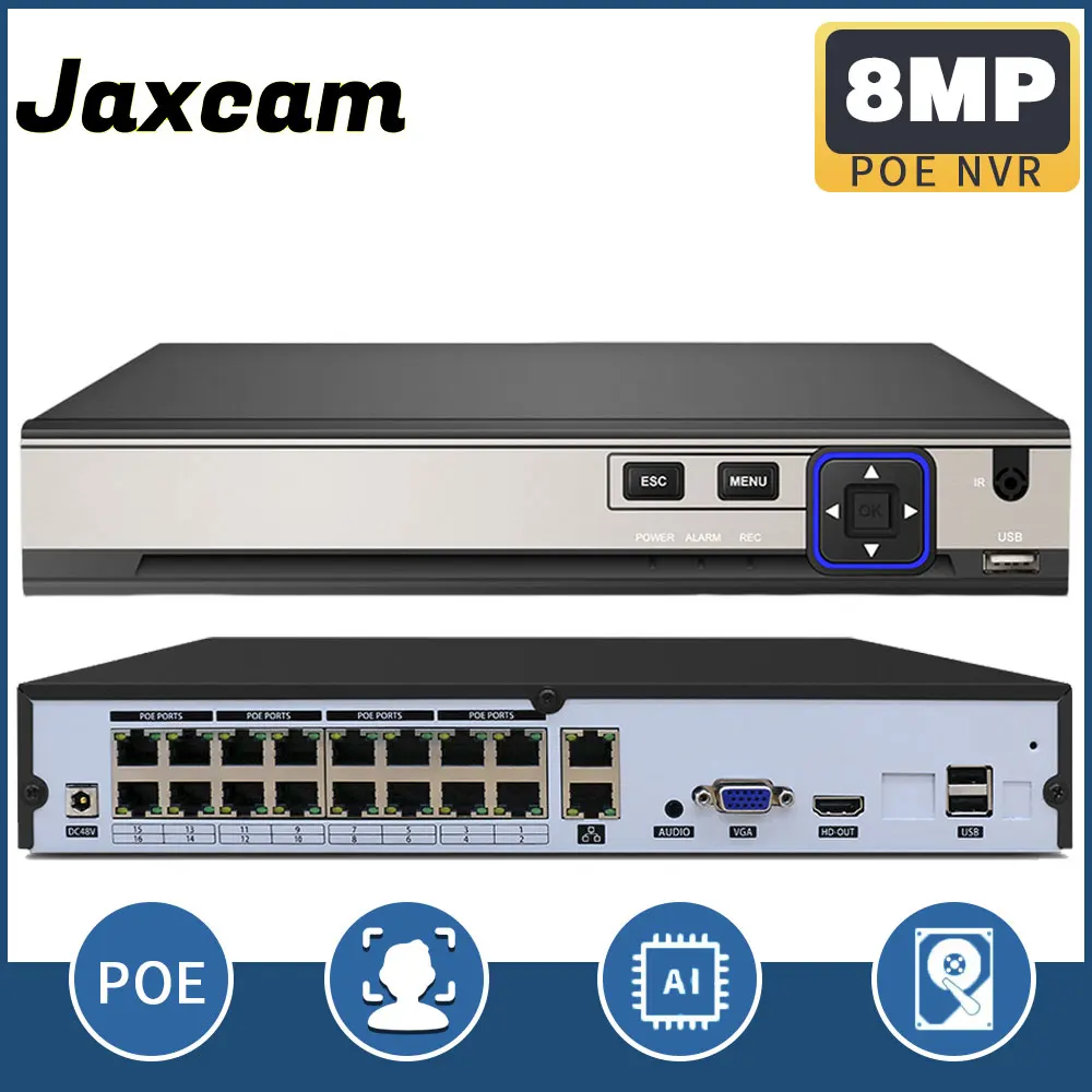 Xmeye ICSEE Application 4K 8MP 10CH Network POE NVR Digital Video Recorder 16CH Network Hard Drive Host CCTV System
Xmeye ICSEE Application 4K 8MP 10CH Network POE NVR Digital Video Recorder 16CH Network Hard Drive Host CCTV System