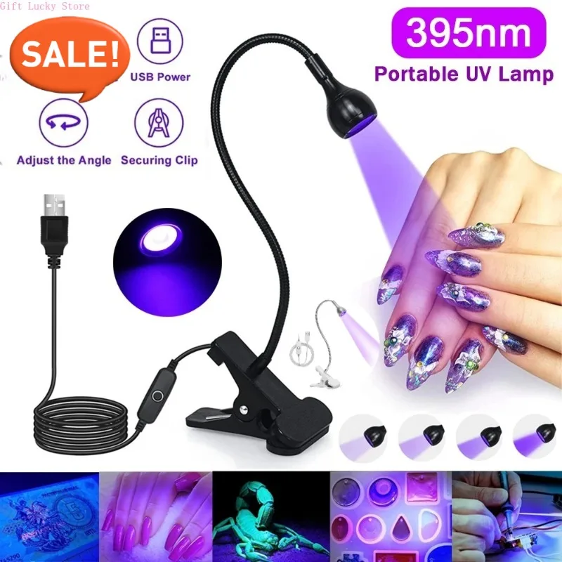 5W 395nm UV Gel Nail Curing Lamp, LED UV Light with Clip and Flexible Tube Nail Dryer for Gel Polish Led Ultraviolet Lights
5W 395nm UV Gel Nail Curing Lamp, LED UV Light with Clip and Flexible Tube Nail Dryer for Gel Polish Led Ultraviolet Lights