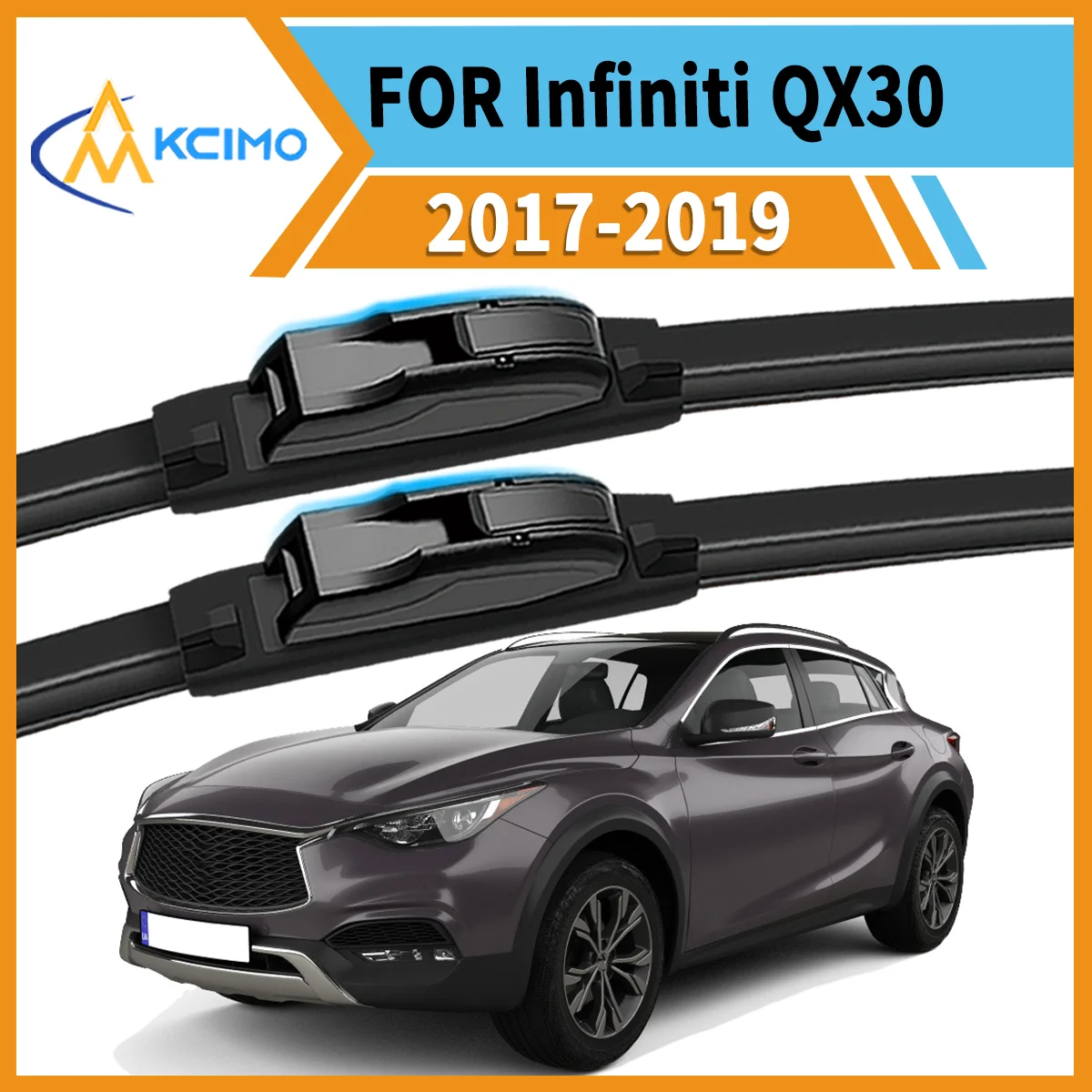 Smooth & Silent Wiping 2PCS Wiper Blades for Infiniti QX30 H15 2017–2019 All-Weather Performance Clear View Safe Driving
Smooth & Silent Wiping 2PCS Wiper Blades for Infiniti QX30 H15 2017–2019 All-Weather Performance Clear View Safe Driving