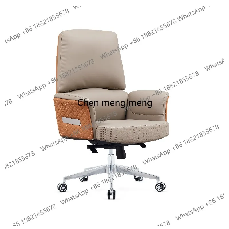 Boss Leather Chair Rotating Lifting Computer Chair Business Simple Modern Office Boss Office Chair
Boss Leather Chair Rotating Lifting Computer Chair Business Simple Modern Office Boss Office Chair