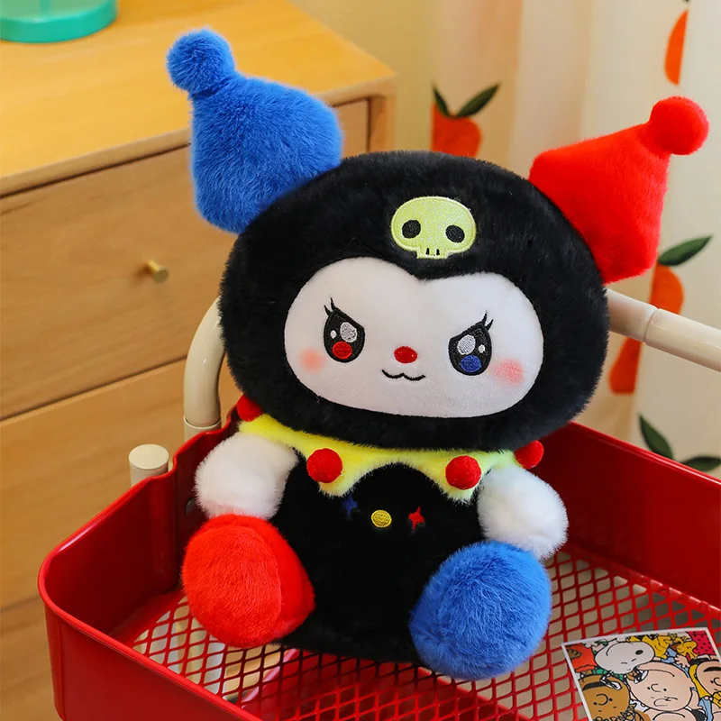 Cartoon Sanrio Kuromi Plush Toy Clown Kuromi Plush Doll Cute Plush Pillow Toy Children'S Birthday Gift
Cartoon Sanrio Kuromi Plush Toy Clown Kuromi Plush Doll Cute Plush Pillow Toy Children'S Birthday Gift