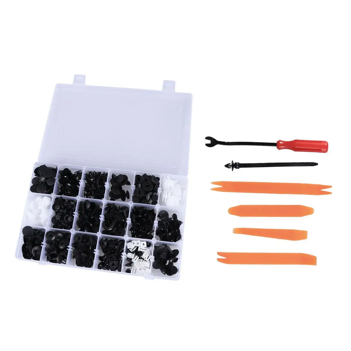 435pcs Door Panel Push Pin Retainer Automotive Thumbtack Fasteners Pins Heavy Duty Black Nylon Bumper
435pcs Door Panel Push Pin Retainer Automotive Thumbtack Fasteners Pins Heavy Duty Black Nylon Bumper