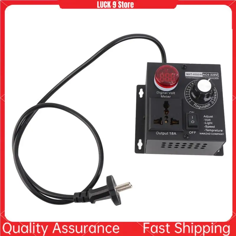 4000W Compact Variable Voltage Controller Portable SCR Voltage Regulator For Speed Temperature Adjustment EU Plug-AB52
4000W Compact Variable Voltage Controller Portable SCR Voltage Regulator For Speed Temperature Adjustment EU Plug-AB52