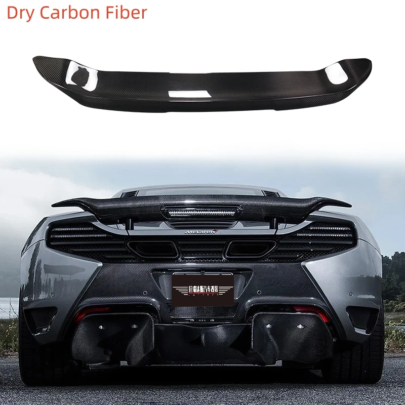 For McLaren MP4 12-C Spider 650S Coupe 625C Rear Spoiler High Quality Dry Carbon Fiber V Shape Tail Wing Car Tuning Accessories
For McLaren MP4 12-C Spider 650S Coupe 625C Rear Spoiler High Quality Dry Carbon Fiber V Shape Tail Wing Car Tuning Accessories