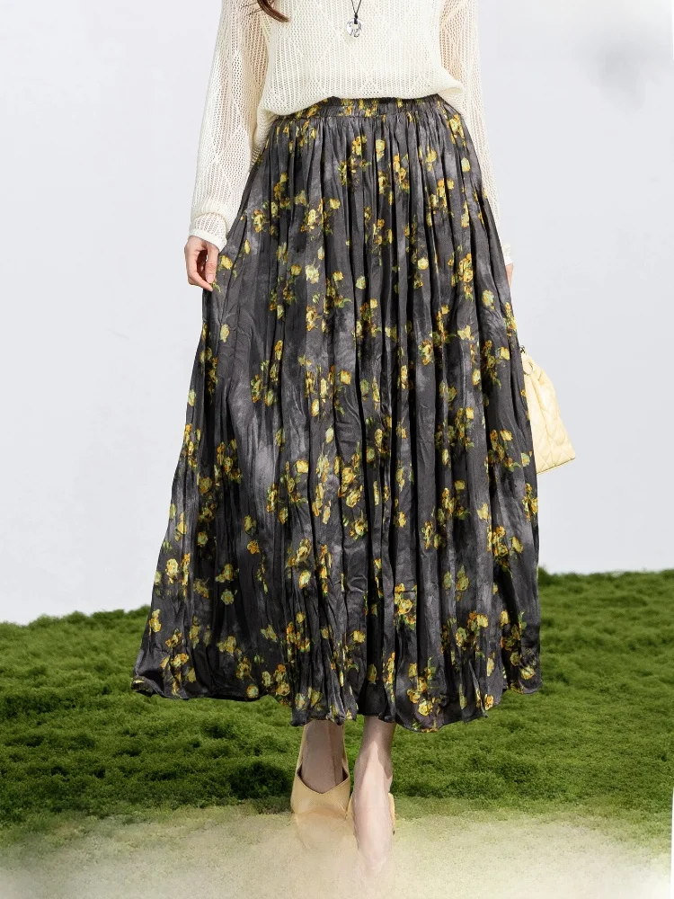 Ele Holiday Print Asymmetrical Skirt Women's Spring 2026 Yellow Rose Mountain Fold Light Thin A-Line Skirt with Elastic W...
Ele Holiday Print Asymmetrical Skirt Women's Spring 2026 Yellow Rose Mountain Fold Light Thin A-Line Skirt with Elastic W...