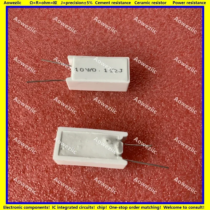 10Pcs 10WR1J RX27-5 Vertical Cement Resistance 10W 0.1 ohm 0.1R R1J 10W0.1ohm Ceramic Resistance precision 5% Power resistance
10Pcs 10WR1J RX27-5 Vertical Cement Resistance 10W 0.1 ohm 0.1R R1J 10W0.1ohm Ceramic Resistance precision 5% Power resistance