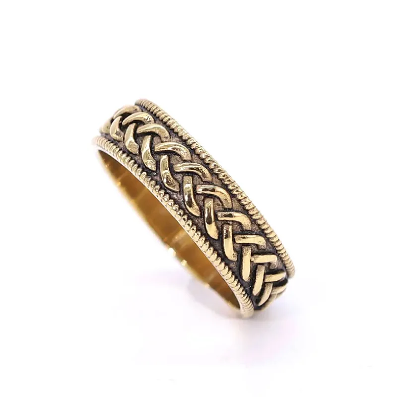 Vintage Viking Celtic Knot Stainless Steel Woven Ring Punk Fashion Nordic Amulet Simple WDM Jewelry
Vintage Viking Celtic Knot Stainless Steel Woven Ring Punk Fashion Nordic Amulet Simple WDM Jewelry