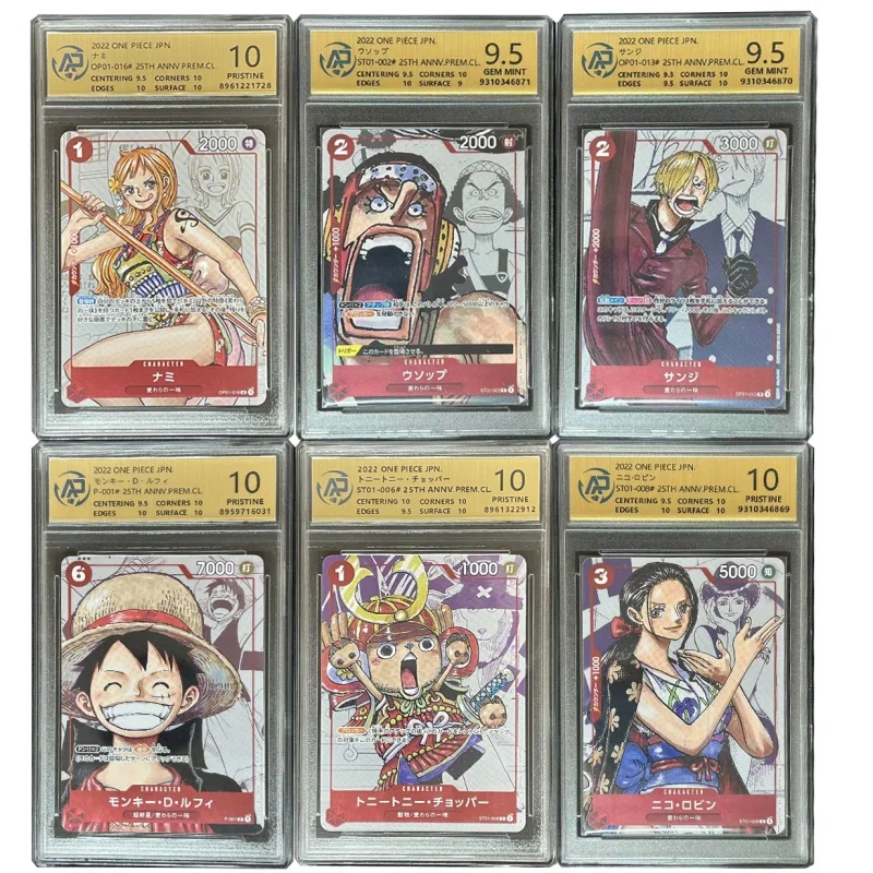 2022 One Piece OPCG Diy P-001 Monkey D. Luffy Rating Card Animation ST01-008 Nico Robin ST01-002 Usopp Game Collection Card Toy
2022 One Piece OPCG Diy P-001 Monkey D. Luffy Rating Card Animation ST01-008 Nico Robin ST01-002 Usopp Game Collection Card Toy