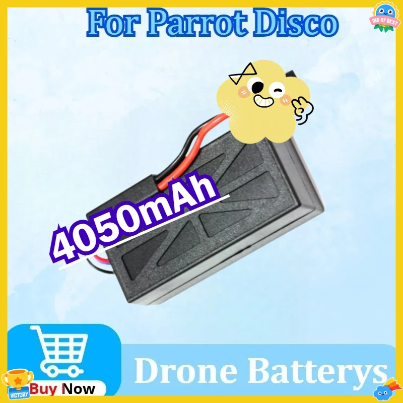 Newly upgraded 11.1V 4050mAh 44.9Wh Rechargeable UAV 20C Drone Battery for Parrot Disco Lithium-ion Polymer Rechargeable Battery
Newly upgraded 11.1V 4050mAh 44.9Wh Rechargeable UAV 20C Drone Battery for Parrot Disco Lithium-ion Polymer Rechargeable Battery