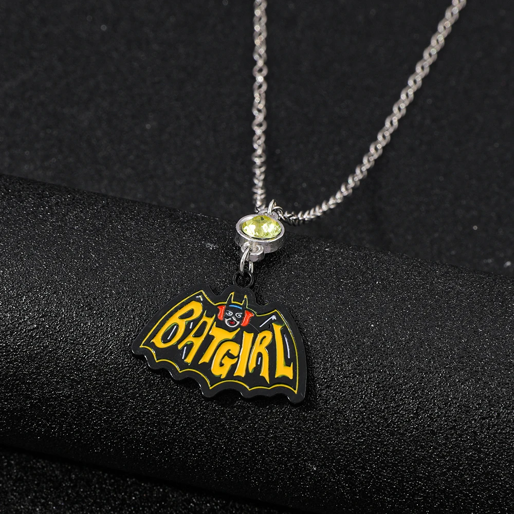 Creative Cool Letter Movie Figure Enamel Necklace Fashion Jewelry Accessory Pendant Neck Chain for Boys
Creative Cool Letter Movie Figure Enamel Necklace Fashion Jewelry Accessory Pendant Neck Chain for Boys
