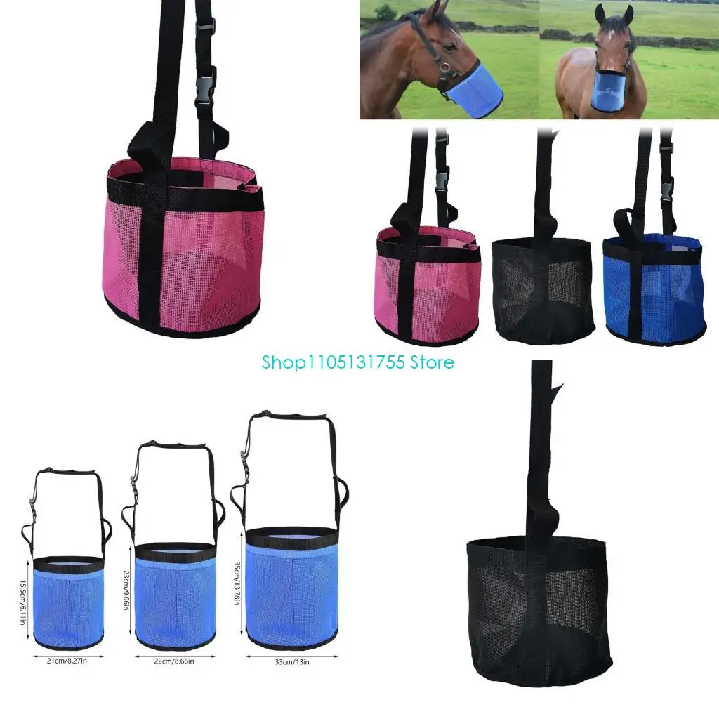 K0EF Hays Bag Hays Holder Bucket Horse Trailer Horse Feeding Feeder Bag with Strap
K0EF Hays Bag Hays Holder Bucket Horse Trailer Horse Feeding Feeder Bag with Strap