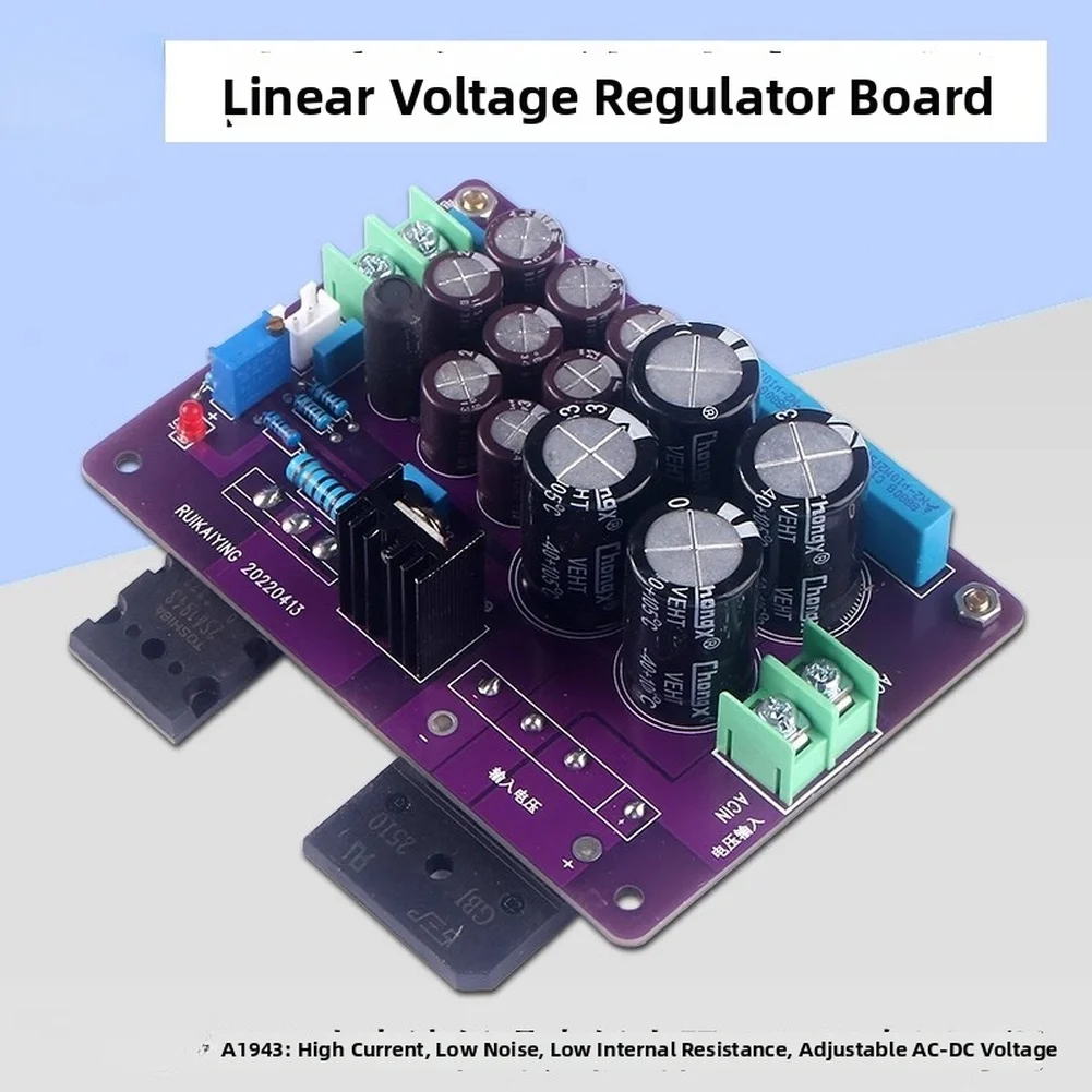 1pc Adjustable DC Linear Power Supply Board High Current Low Noise AC DC Voltage Adjustment For Electronic Devices
1pc Adjustable DC Linear Power Supply Board High Current Low Noise AC DC Voltage Adjustment For Electronic Devices