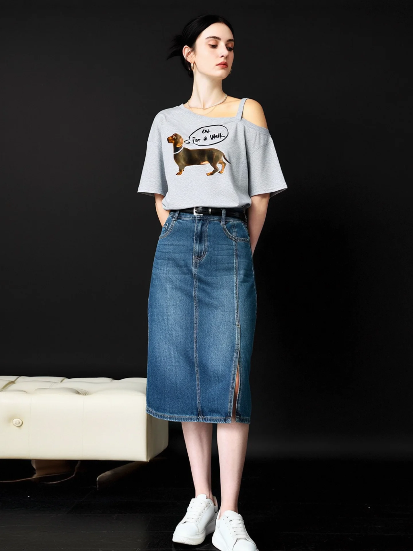 HUAAPPUW Summer Casual Loose oulder T-irt Sausage Dog Print Casual Lazy Sle Cotton ort Sve Women's Top
HUAAPPUW Summer Casual Loose oulder T-irt Sausage Dog Print Casual Lazy Sle Cotton ort Sve Women's Top