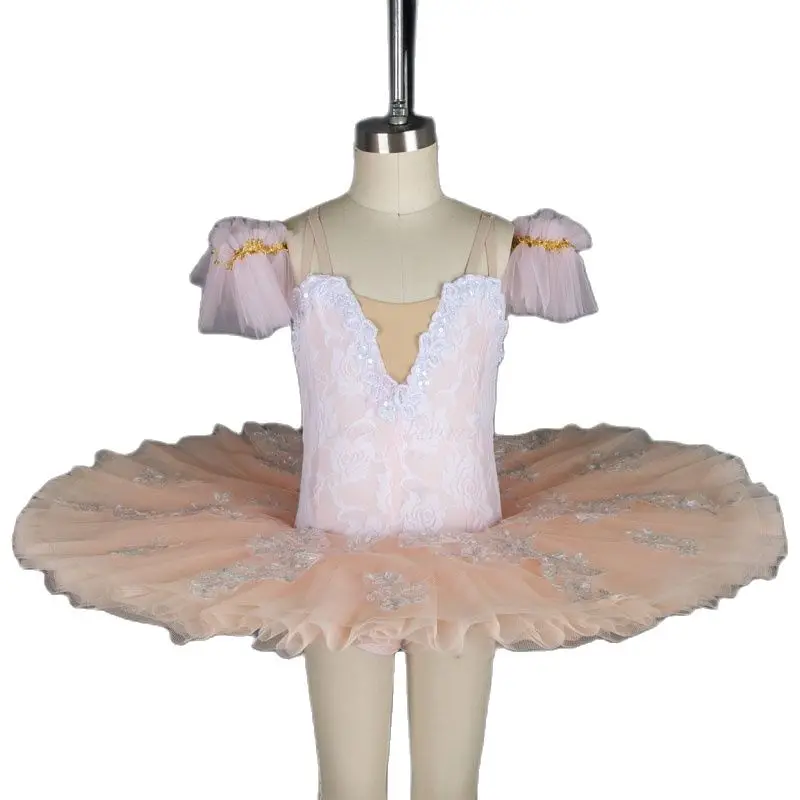 BLL037 New Pale Pink with White Lace Bodice Pre-professional Ballet Tutu for Girl & Women Pancake Tutu Ballerina Tutu
BLL037 New Pale Pink with White Lace Bodice Pre-professional Ballet Tutu for Girl & Women Pancake Tutu Ballerina Tutu