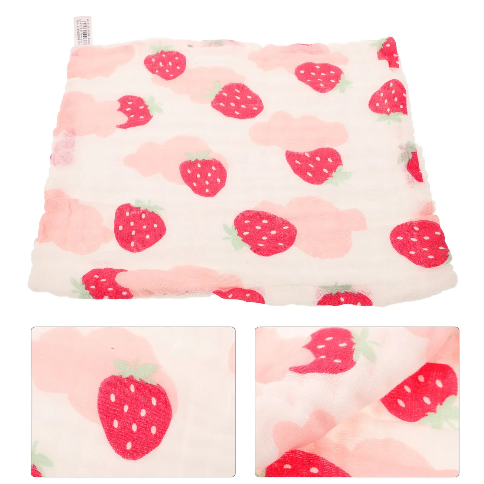 Strawberry Muslin Baby Drool Bibs Soft Absorbent 30x30cm Bandana Bibs Adjustable for Newborns Teething Boys Girls
Strawberry Muslin Baby Drool Bibs Soft Absorbent 30x30cm Bandana Bibs Adjustable for Newborns Teething Boys Girls