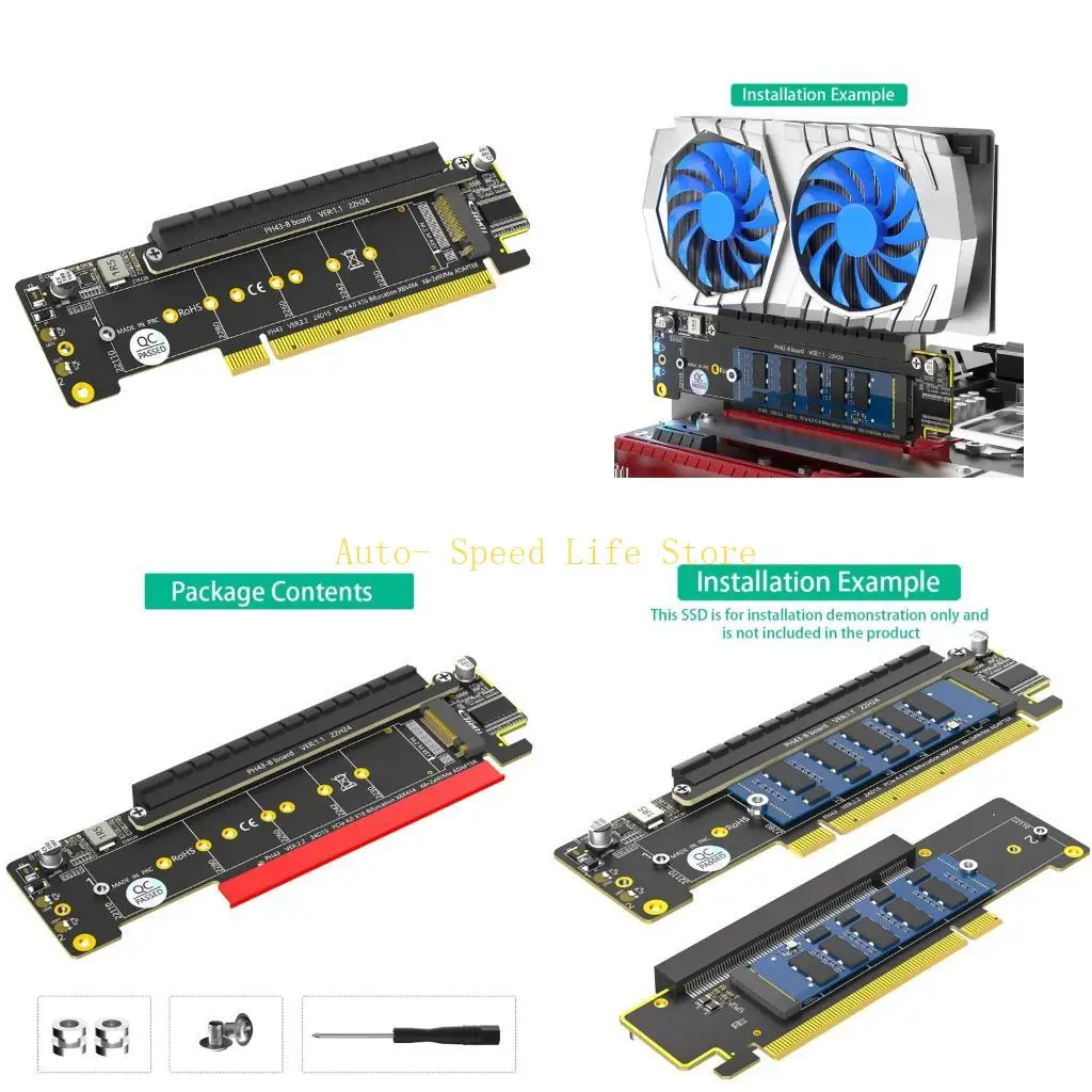 02DA PCIe X16 Adapter Card Enables Slot Division Optimized For NVMe Solid Disk Arrays And Servers
02DA PCIe X16 Adapter Card Enables Slot Division Optimized For NVMe Solid Disk Arrays And Servers