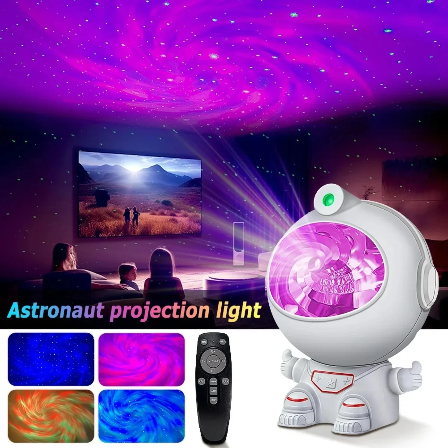 Projector Led Night Light Star Projector Astronaut Projector Light Decorative Bedroom Children Gift
Projector Led Night Light Star Projector Astronaut Projector Light Decorative Bedroom Children Gift