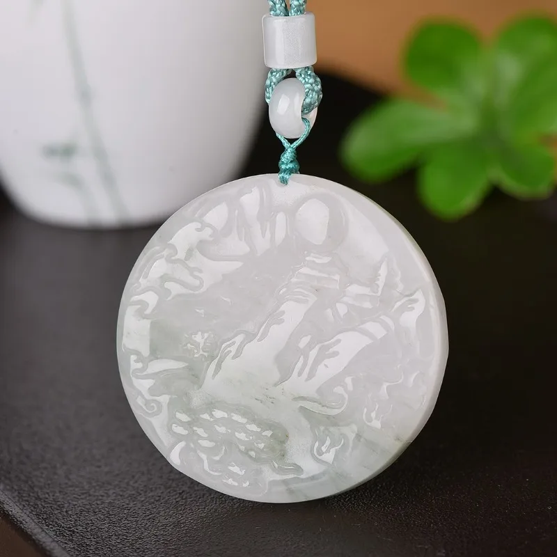 Boutique Tianshan Cuishan Brand Pendant Men's and Women's Temperament Versatile
Boutique Tianshan Cuishan Brand Pendant Men's and Women's Temperament Versatile