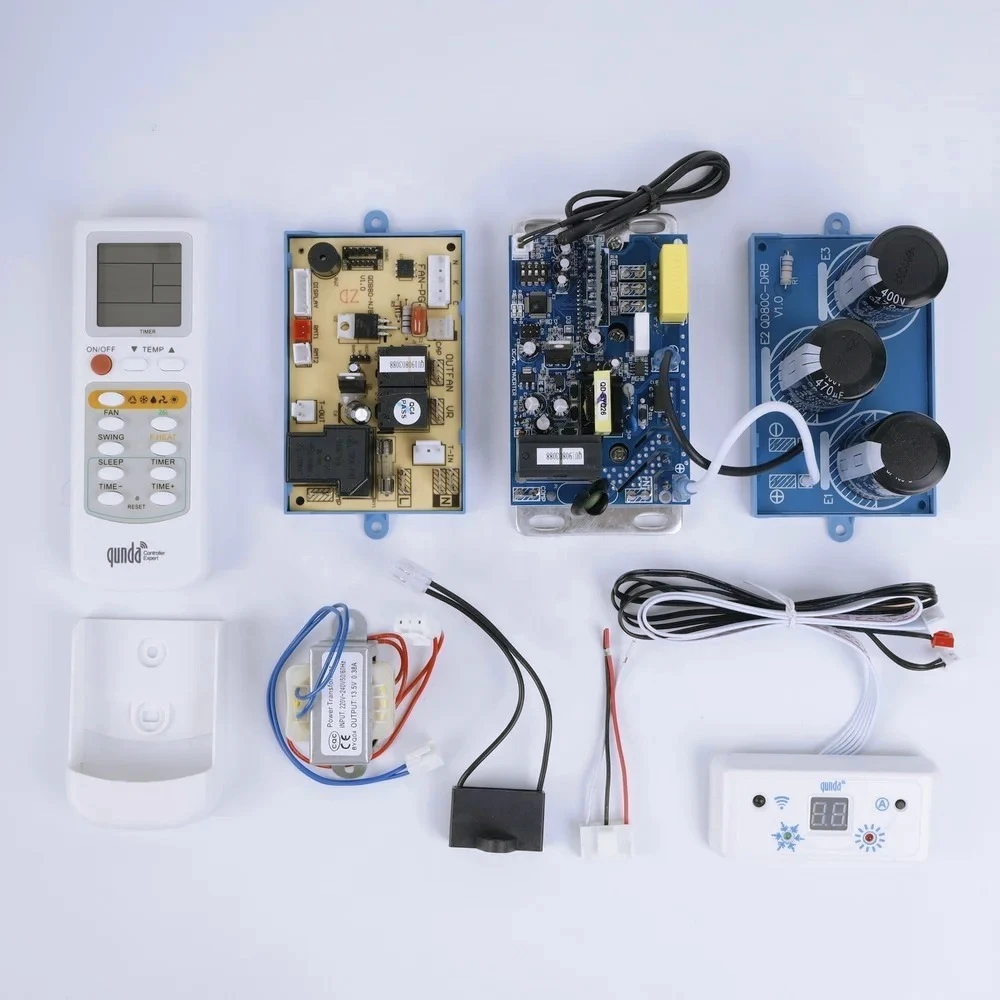 ZZ-QUNDA Inverter Wall-mounted Split inverter Air Conditioner Universal Computer Control pcb Board QD80C For 1-1.5 HP 6000-12000
ZZ-QUNDA Inverter Wall-mounted Split inverter Air Conditioner Universal Computer Control pcb Board QD80C For 1-1.5 HP 6000-12000