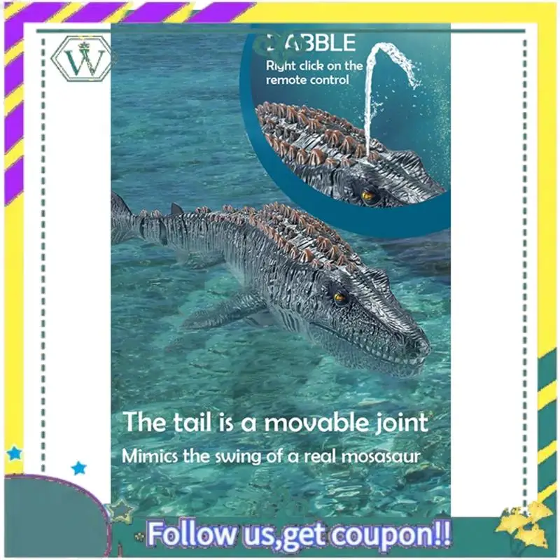 (New) 2.4Ghz Rc Dinosaur Toys Remote Control Boat Waterproof Swimming Pool Lake Bathroom Spray Kids Toys For Boys Gift
(New) 2.4Ghz Rc Dinosaur Toys Remote Control Boat Waterproof Swimming Pool Lake Bathroom Spray Kids Toys For Boys Gift