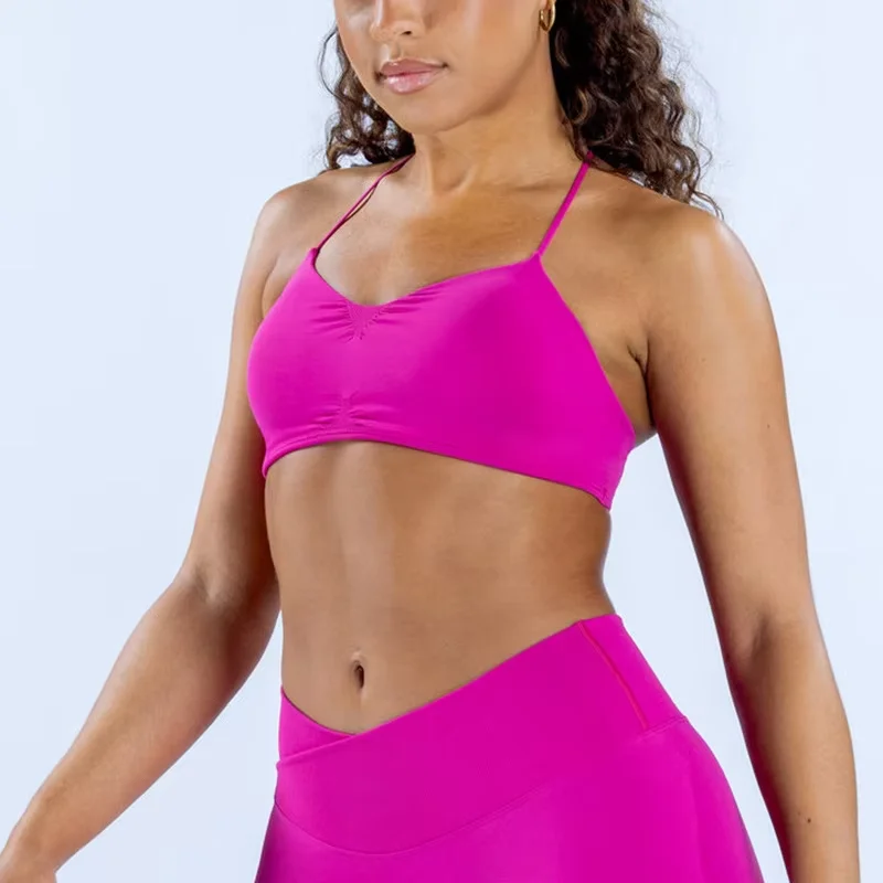 Женский спортивный бюстгальтер с высокой поддержкой и перекрестными бретелями, бесшовная противоударная спортивная одежда для бега и йоги, удобный простой стиль
Женский спортивный бюстгальтер с высокой поддержкой и перекрестными бретелями, бесшовная противоударная спортивная одежда для бега и йоги, удобный простой стиль