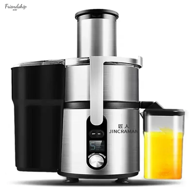 Large-caliber juice extractor. For home/commercial. Stainless steel. Separate slag and juice. Automatic. For ginger juicing.
Large-caliber juice extractor. For home/commercial. Stainless steel. Separate slag and juice. Automatic. For ginger juicing.